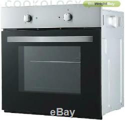 Cookology Built-in Fan Forced Oven, Induction Hob, 60cm Chimney Cooker Hood Pack