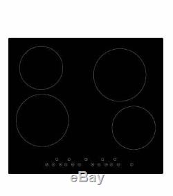Cookology CET600 Electric 60cm Built-in Touch Control Ceramic Hob in Black