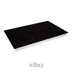Cookology CET770 Dual Zones 77cm Electric Built-in Touch Ceramic Hob in Black