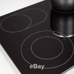 Cookology CET770 Dual Zones 77cm Electric Built-in Touch Ceramic Hob in Black