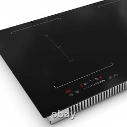 Cookology CIF770 77cm Induction Hob with Flexi Zone Function Black