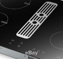 Cookology CIHDD700 70cm Induction Hob with Built-in Downdraft Extractor Fan