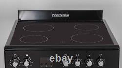 Cookology Retro Electric Cooker 60cm with Ceramic Hob Black RETDO600BK