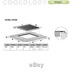 Cookology Single Electric Fan Forced Oven & 60cm Built-in Induction Hob Pack