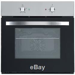 Cookology Single Electric Fan Forced Oven & 60cm Touch Control Ceramic Hob Pack