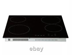 Cookology TCH601 60cm Glass Electric Ceramic Hob Black, Built-in Touch Control