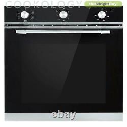 Cookology TOF600SS 72L Built-In Stainless Steel Oven & 60cm Ceramic Hob Pack