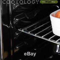 Cookology White Electric Fan Forced Oven & 60cm Touch Control Ceramic Hob Pack