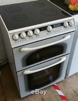 Creda electric cooker. 60cm wide, double oven, grill and ceramic hob