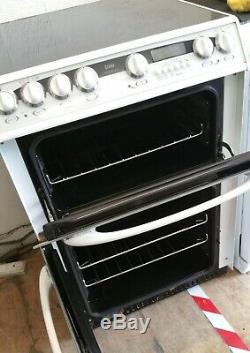 Creda electric cooker. 60cm wide, double oven, grill and ceramic hob