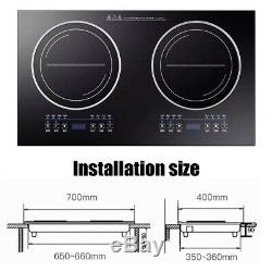 Dual Induction Cooker Induction Cooktop + Electric Ceramic Cooker Double