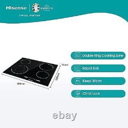 E6432C Built-in 60cm Electric Ceramic Hob with Child Lock, Touch