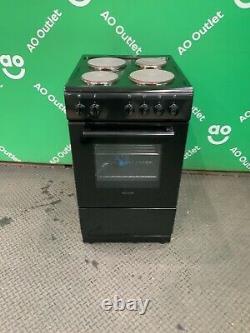 Electra Electric Cooker with Solid Plate Hob Black A Rated SE50B/1 #LF94317