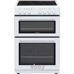 Electra TCR60W-2 60cm Free Standing Electric Cooker with Ceramic Hob White A