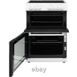 Electra TCR60W-2 60cm Free Standing Electric Cooker with Ceramic Hob White A