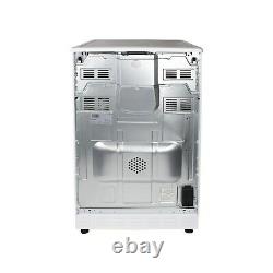 ElectriQ 60cm Twin Cavity Electric Cooker with Ceramic Hob in White
