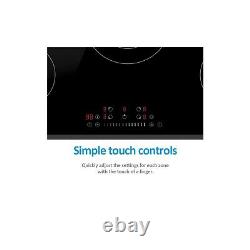 ElectriQ 77cm 5 Zone Touch Control Ceramic Hob