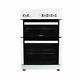 Electriq Eqec60w5 Electric Cooker With Double Oven And Ceramic Hob In White 60cm