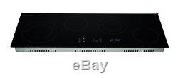Electric Ceramic Hob 90cm 4 Cooking Zone Cooktop Glass Touch Control 6600W PC940