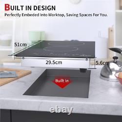 Electric Ceramic&Induction Hob Built-in /2/4/5 Cooking Zone Timer Touch Control