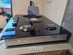 Electric Cooking Gas Hob Burner Kitchen 5 Zone Touch Glass Ceramic 6500W Black