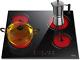 Electric Hob 4 Zone Ceramic Hob 60 Cm With Touch Control 6000w 9 Power Levels No