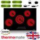 Electric Induction Hob 5 Zones 77cm Built-in Cooktop Sensor Touch-control Timer