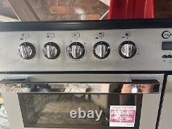 Electric cooker double oven ceramic hob
