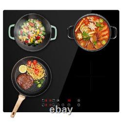 Electric induction/Ceramic Cooker Hob 4 Zone Built-in Touch Control Hot Plate