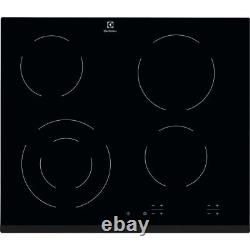 Electrolux EHF6241FOK 59cm 4 Burners 4 Burners Ceramic Hob Black