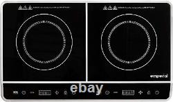 Emperial Twin Induction Hob Portable Digital Dual Electric Cooker 2800W