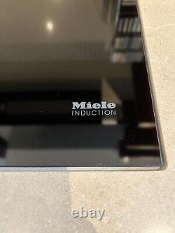 Ex Display Miele Induction Kitchen Hob With Onset Controls KM 7564 FL Black 62cm