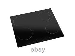 Ferre-60 cm Built-in Black Ceramic Glass Electric Hob 3 or 4 cooking zones NEW