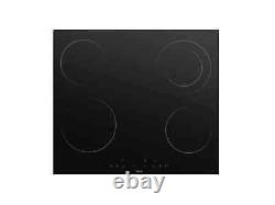 Ferre-60 cm Built-in Black Ceramic Glass Electric Hob 3 or 4 cooking zones NEW