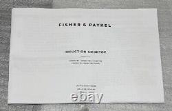 Fisher & Paykel CI804CTB1 80cm Frameless Black 4 Zone Induction Hob/Cooktop New
