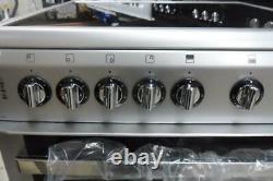 Flavel ML61CDS Milano Silver Electric Cooker Twin Cavity Ceramic Hobs 60cm PEC G