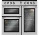 Flavel Mln9crs 90cm Range Cooker With Ceramic Hob Silver