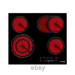 GASLAND Ceramic Hob 60cm Electric Cooktop Burner, Built-in Glass Cooker 6600W