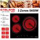 Gasland Chef 60cm Ceramic Hob Touch Control Electric Built-in Worktop 3 Zones