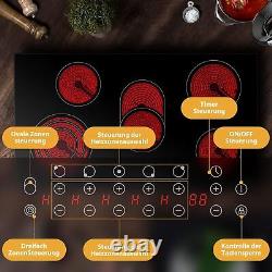 GASLAND Chef 90cm 5 Zones Electric Cooktop Touch Control Ceramic Hob Safety Lock