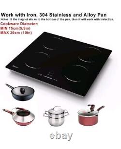 GIONIEN Induction Hob 60cm 4 Ring Zone Electric Hob Cooker Hob Boxed Gib464sc