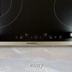 GRUNDIG GIEV613420E 58 cm 4 Zone Touch Control Electric Ceramic Hob Black Glass