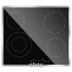 GRUNDIG GIEV613420E 58 cm 4 Zone Touch Control Electric Ceramic Hob Black Glass