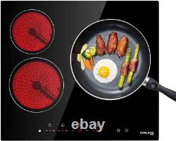Gasland Chef CH603BF 60cm Built-in Ceramic Hob, 3 Zones Electric Cooktop in with