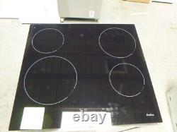 Graded Amica ACH6420FR Black 60Cm 4 Zone Ceramic Hob, Frameless (CD-470)