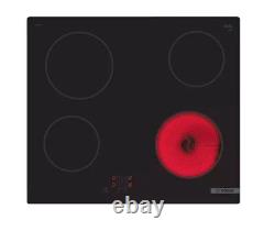 Graded Bosch PKE61RAA8B Series 2 60Cm Ceramic Black Glass Hob (B-42038)