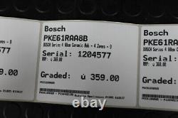 Graded PKE61RAA8B BOSCH Series 4 60cm Ceramic Hob 4 Zones 9 Po 292456