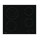 Hotpoint Hr612ch 4 Zone Crystal Finish Ceramictouch Control Hob In Black Hr612ch
