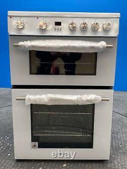 Hisense HDE3211BWUK 60cm Double Oven Electric Cooker Ceramic Hob White 23475