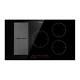 Hob Induction Cooker Glass Ceramic Kitchen Touch Panel Timer 5 Zones 7000w Black